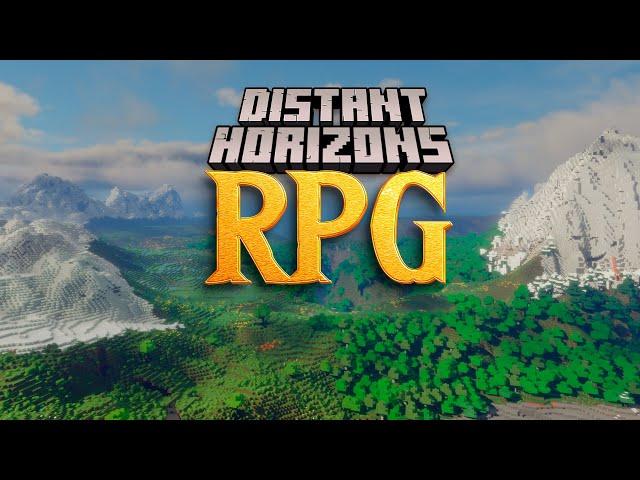 Criamos um MODPACK de RPG para o DISTANT HORIZONS no Minecraft!!!