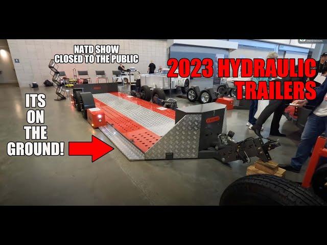NEVER SEEN - 2023 Hydraulic Trailers NATDA Trailer Show