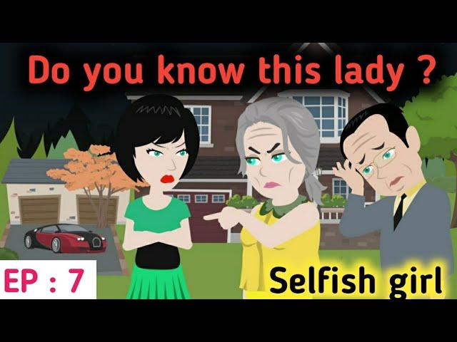 Selfish girl part 7 | Stories in English | Learn English | English animation | Sunshine English