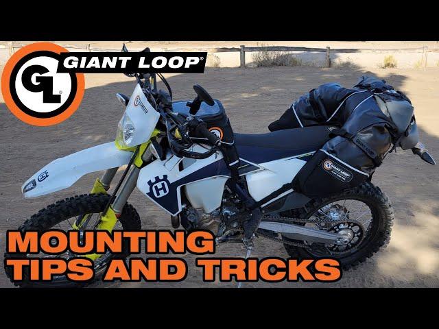 Giant Loop Soft Luggage Mounting Tips and Tricks: Maximum Stability for your Saddlebags and Dry Bags