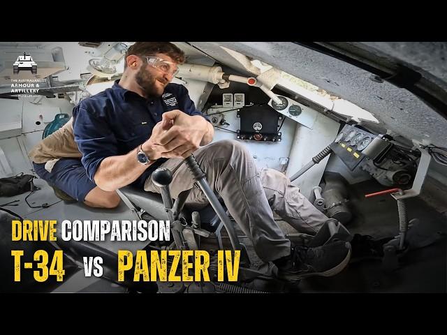 WORKSHOP CHRISTMAS: Panzer IV vs T-34 Driving Experience!