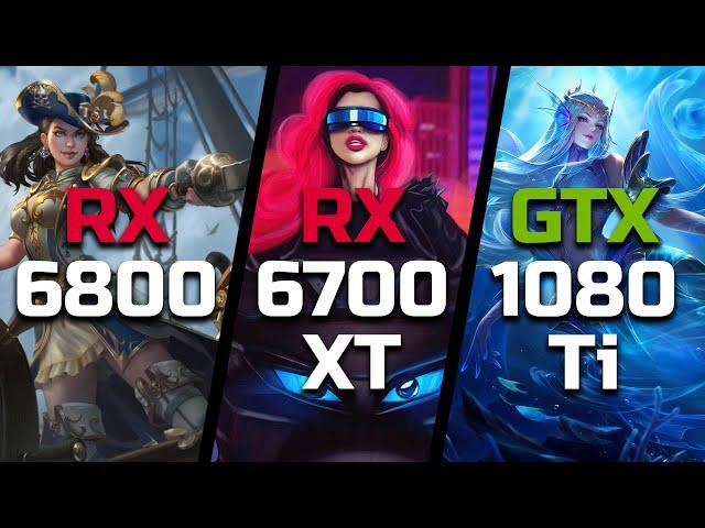 RX 6800 vs RX 6700 XT vs GTX 1080 Ti - Test in 9 Games