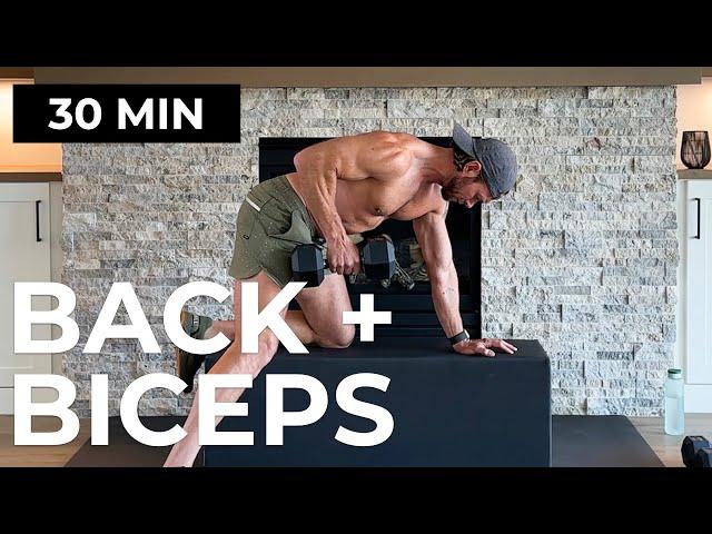 Sculpt Your Back and Biceps in 30 Min