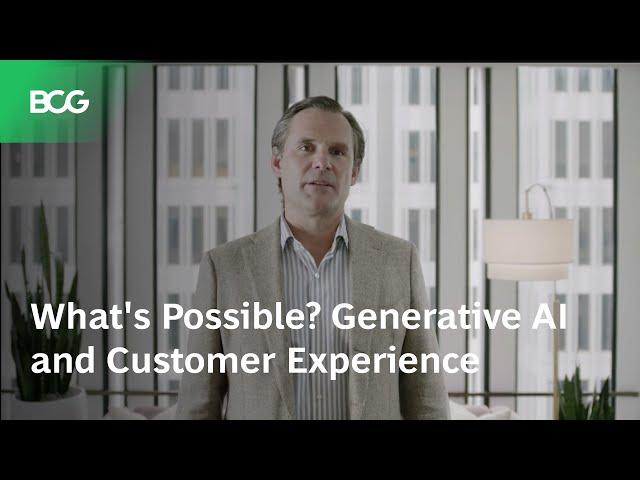 What's Possible? Generative AI and Customer Experience