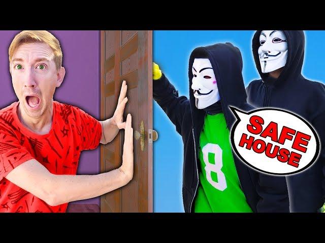 PZ SQUIRE REVEALS SAFE HOUSE SECRET! Spending 24 Hours Playing Hide and Seek from Hackers Challenge