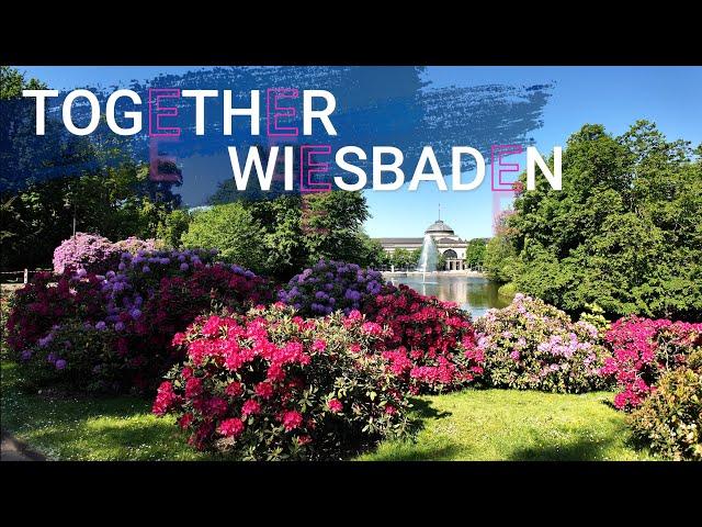  Wiesbaden Germany - Walking City Tour Together 4K