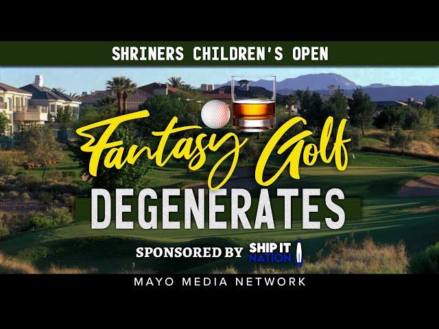 2023 Shriners Children’s Open, DraftKings Plays | Fantasy Golf Degenerates