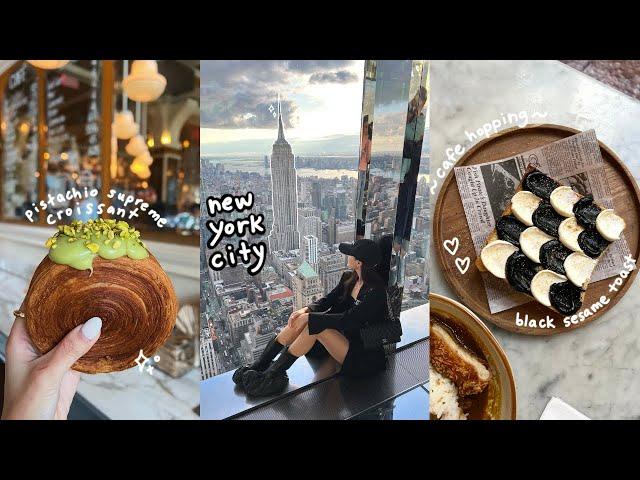 solo nyc trip  cafe hopping, summit one vanderbilt, best cookie, ichiran ramen, supreme croissants