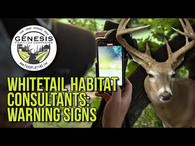 Whitetail Habitat Consultants: WARNING SIGNS!