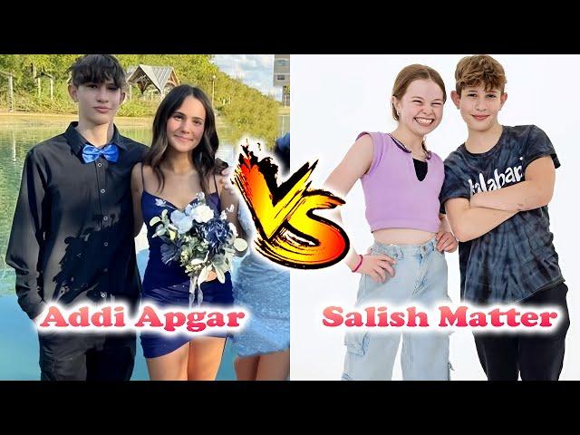 Salish Matter VS Addi Apgar (Nidal's Girlfriend) Transformation | From Baby To Now Years Old