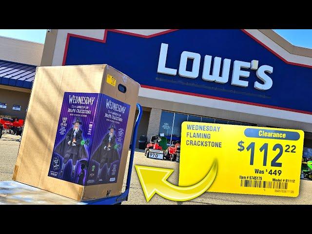 AWESOME HALLOWEEN CLEARANCE AT LOWES AND HOME DEPOT