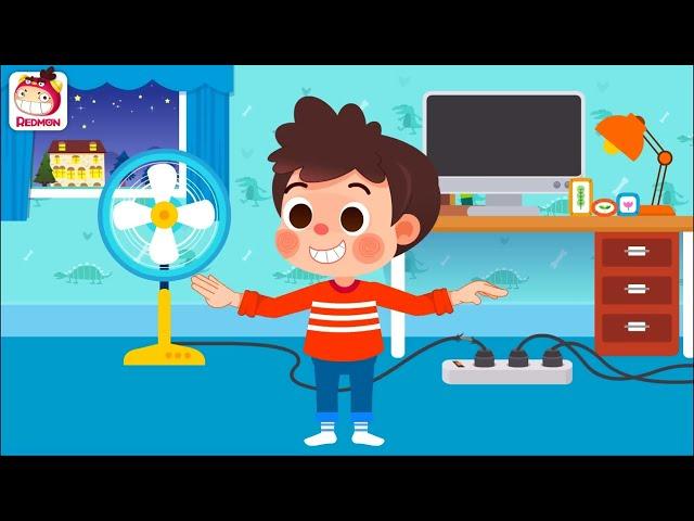 Electrical safety song | Good habits song | z-zap | Nursery rhymes | REDMON Kids Songs