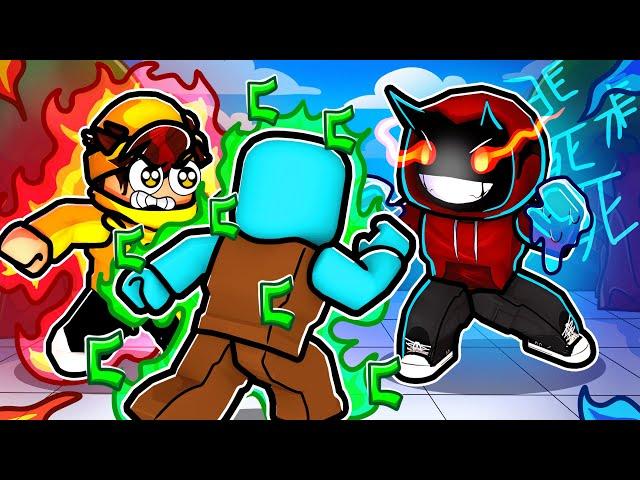 Unlocking INFINITE MOVES To Troll My Friends In Roblox The Strongest Battlegrounds...