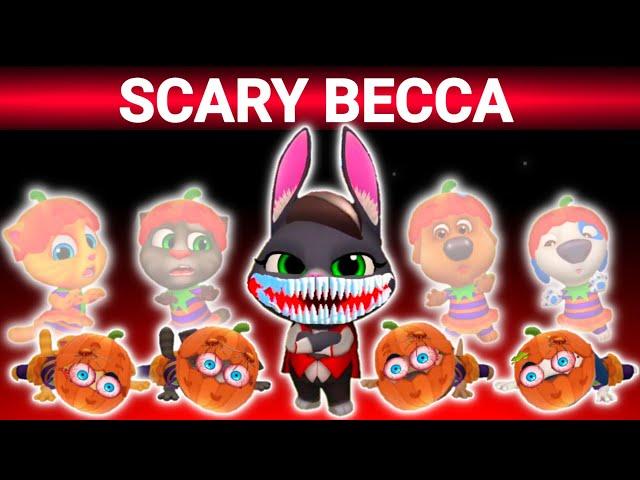 SCARY TALKING BECCA  | MY TALKING TOM FRIENDS HORROR VIDEO 