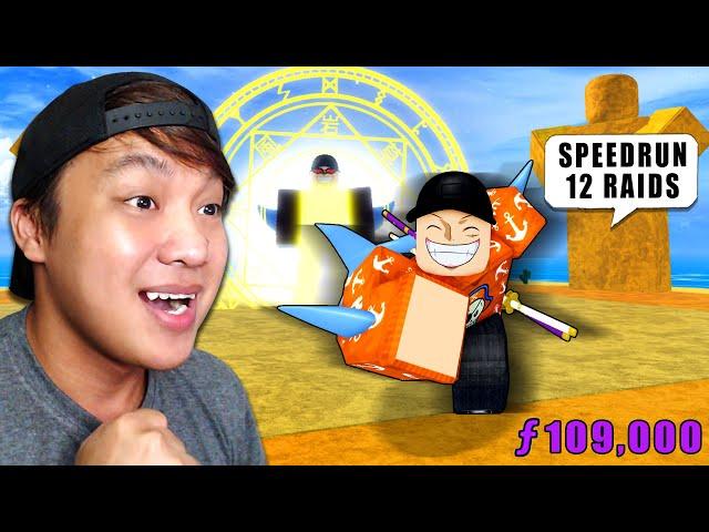 Speedrun ALL 12 RAIDS | BLOXFRUITS | ROBLOX