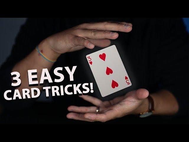 Learn 3 EASY Card Tricks That FOOL ANYONE| TUTORIAL