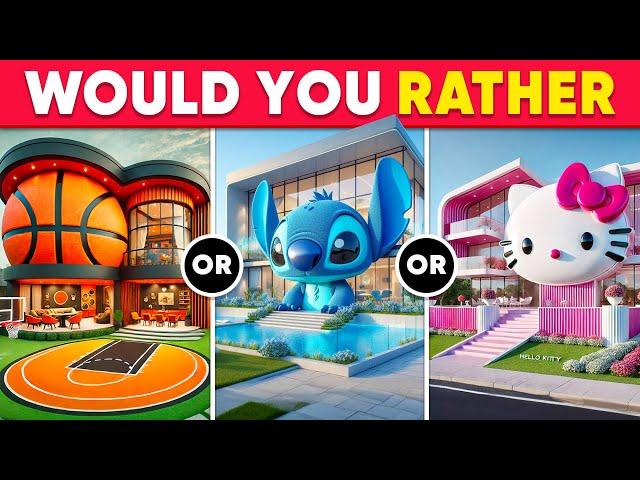 Would You Rather - Build Your Dream Fantasy House  Daily Quiz