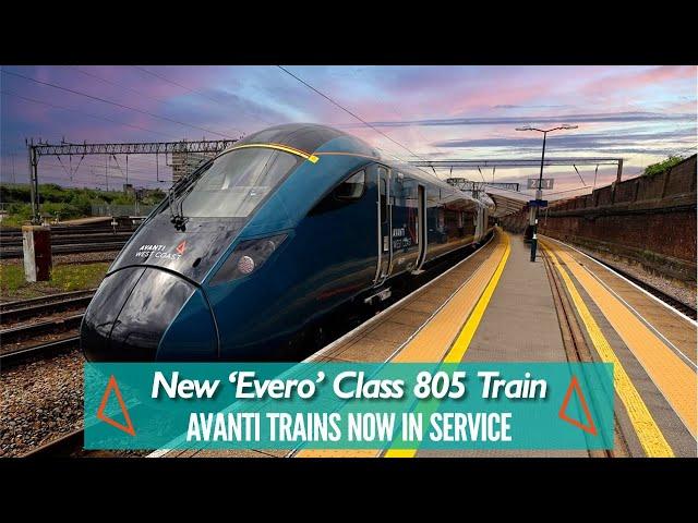 The NEW Avanti Class 805 Trains Now In Service