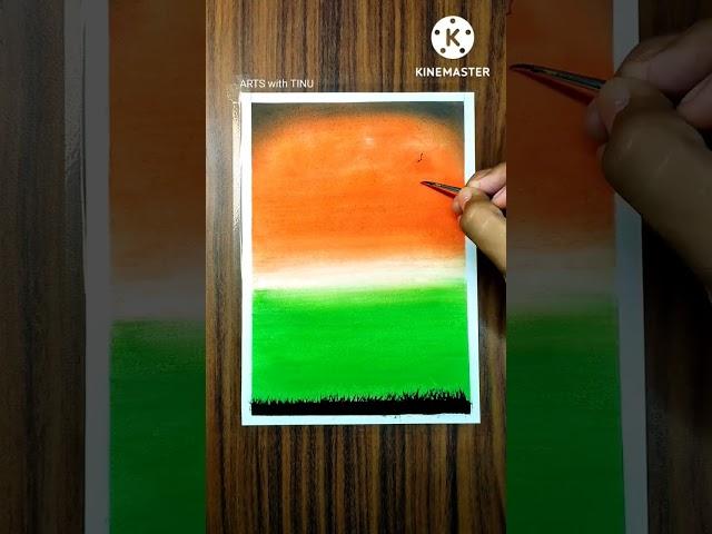 Independence Day Drawing ! Step by Step | 15th August Indian Flag Drawing!