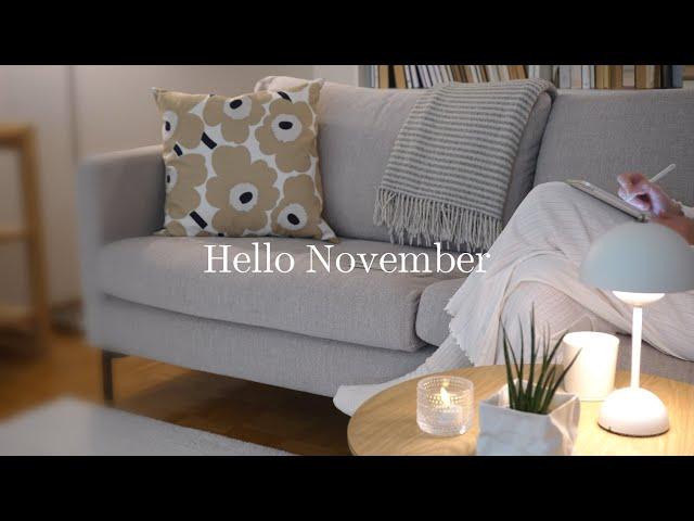 Hello November | Cozy day, grocery shopping, healthy tiramisù | slow nordic living in Finland