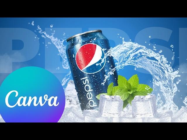 I Made a Pepsi Design in Canva