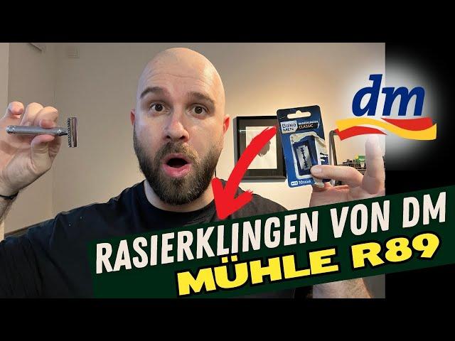 1,49€ Rasierklingen vom dm im Test 🪒 Kopfrasur mit Mühle R89 Rasierhobel der Glatze