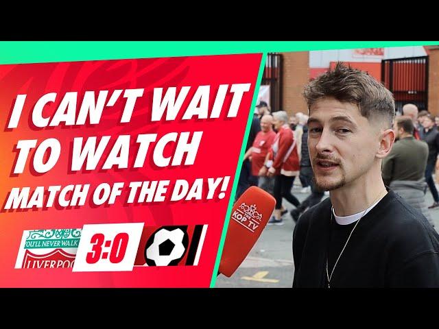 "I Can't Wait To Watch Match Of The Day!" ️ | Liverpool 3-0 Bournemouth | Doyle | Fan Cam