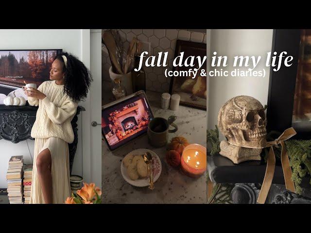 A cozy fall vlog ️: decorating my mantle for fall, autumn fashion, books, activities inspo