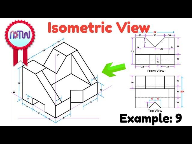 Mastering Isometric Views: Engineering Drawing Tutorial for Beginners