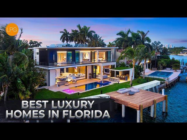 TOUR OF THE BEST FLORIDA LUXURY HOMES YOU'VE EVER SEEN | MILLIONAIRE HOME TOUR