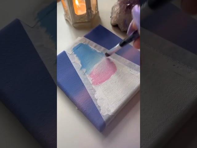 Easy acrylic painting for beginners  shorts #art #painting #youtubeshorts