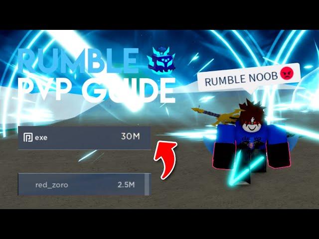 BLOX FRUITS RUMBLE PVP GUIDE *EASY BOUNTY*