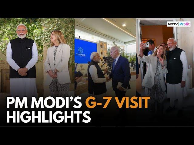 WATCH: PM Modi's Highlights From The G-7 Summit 2024 | PM Modi In Italy