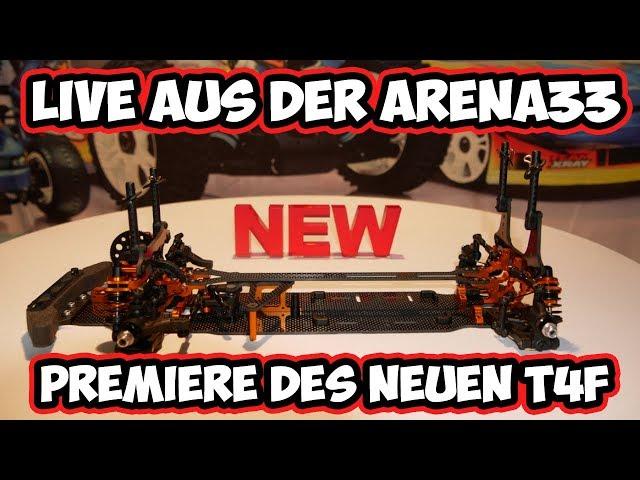 Der Shoemaker LIVE - Die Premiere des neuen Xray T4F - Live aus der Arena33