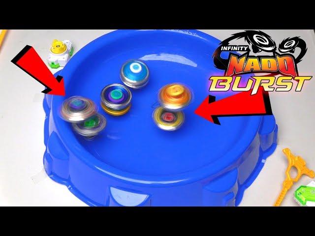 OMG INFINITY NADO CAN BURST! | Infinity nado split edition (THE INSANE BEYBLADES)