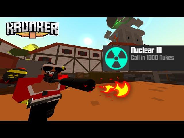 Unlocking Nuke Tamer (1000 Nukes) Krunker Gameplay || psvm Clan