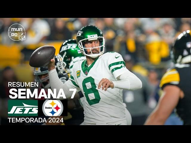 Pittsburgh Steelers vs. New York Jets | Resumen en español | NFL Semana 7 - Highlights 2024