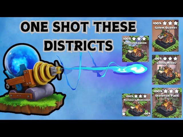 BEST Clan Capital Attack Strategies | One Shot Replays | DH 3 Skeleton Park One Shot  Clash of Clans