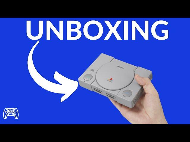 PlayStation Classic Unboxing! PS1 Mini Console Unboxing & First Look! PSX mini console!