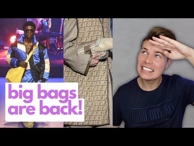  BIG BAGS ARE BACK - GUCCI, LOUIS VUITTON, FENDI, LOEWE | MENS FW 2023