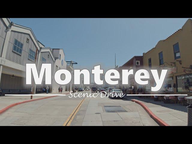 Driving in Downtown Monterey, California - 4K60fps