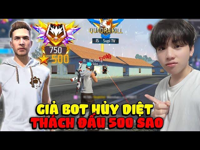 Supi Giả Bot Leo Thách Đấu Tử Chiến 500 Sao Cân 4 Hủy Diệt Team Địch Vì Cà Khịa Và Cái Kết