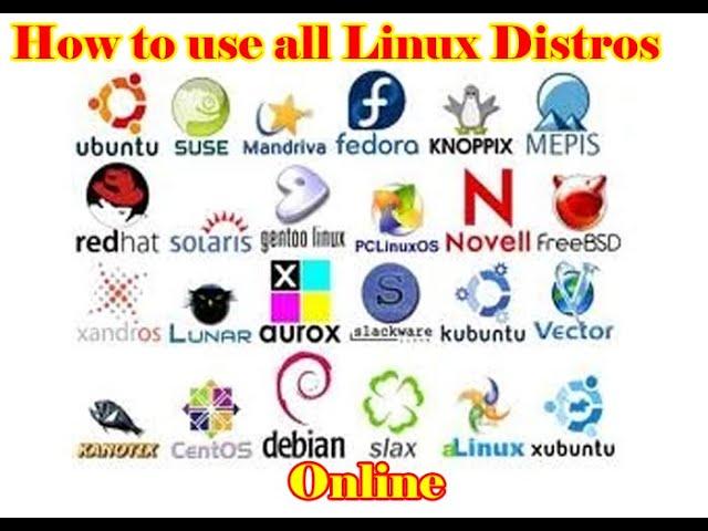 All Linux Distros Check Online.| How To Use All Linux Distros Online