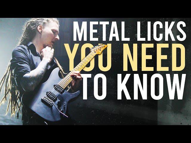 Top 10 BADASS Metal Guitar Licks (everyone should know)