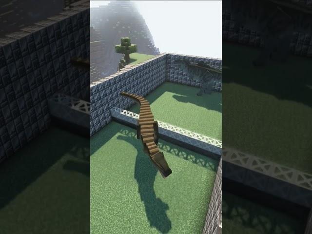 T-Rex Vs Giga | Jurassicraft #shorts #minecraft #jurassicworld #jurassicpark