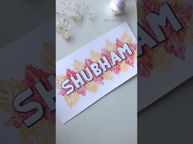 Name Lettering #calligraphy #art #shorts #handwriting