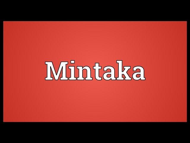 Mintaka Meaning