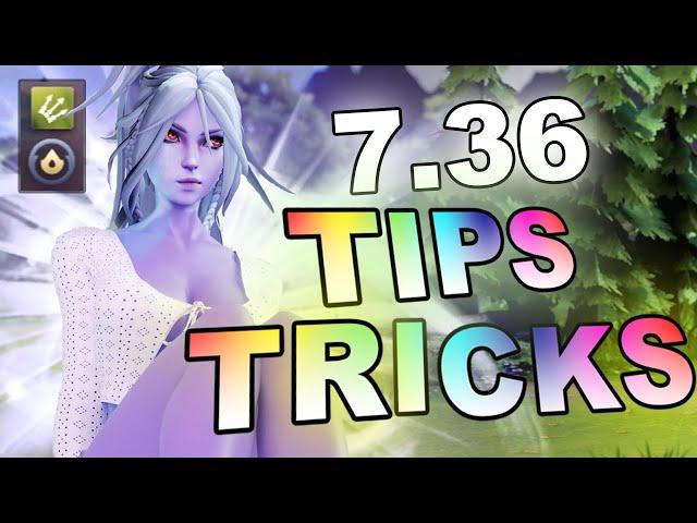 NEW 7.36 Dota 2 TIPS and TRICKS!