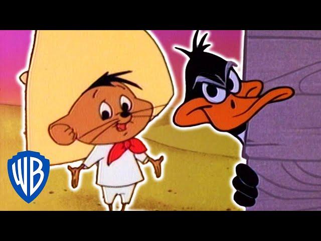 Looney Tunes | Daffy Duck VS Speedy Gonzales | Classic Cartoon Compilation | WB Kids