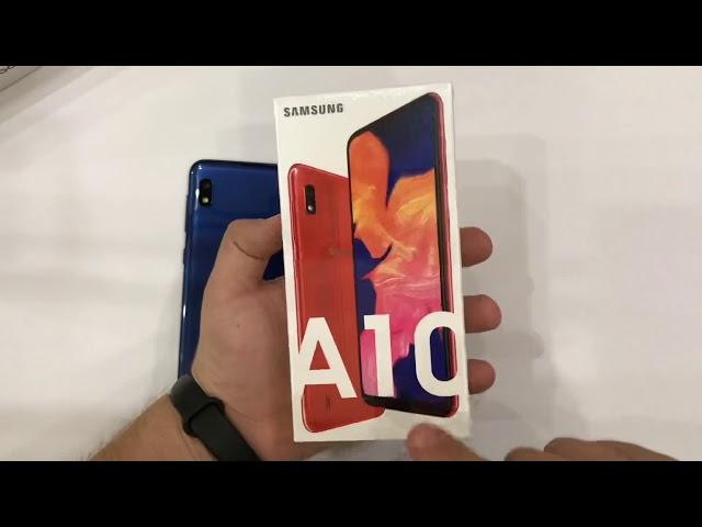 Samsung Galaxy A10 Unboxing RED